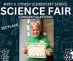 Fifth-grade Science Fair 1st Place Winner