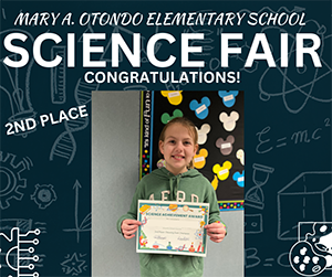 Fifth-grade Science Fair 2nd Place Winner